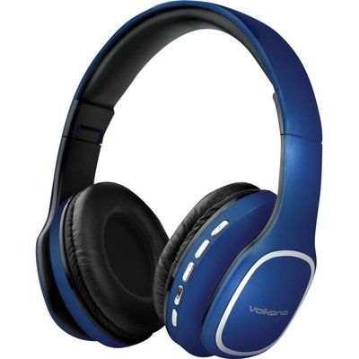 Volkano Phonic VK-2002-BL Wireless Bluetooth Headphones - Blue 