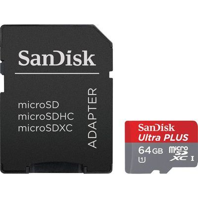 Sandisk Ultra Performance Class 10 microSD Memory Card - 64 GB