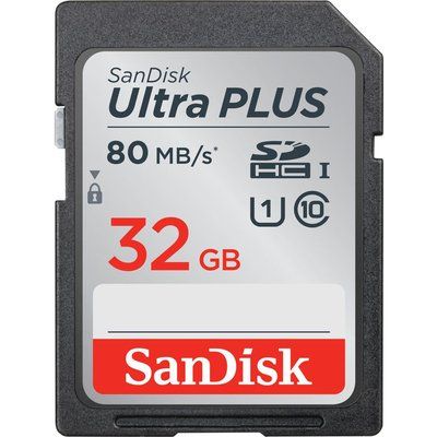 Sandisk Ultra Plus Class 10 SD Memory Card - 32 GB