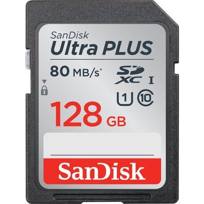 Sandisk Ultra Plus Class 10 SD Memory Card - 128 GB