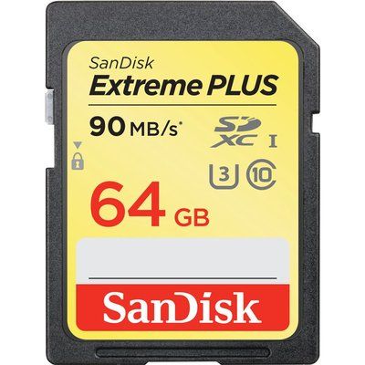 Sandisk Extreme Plus Class 10 SD Memory Card - 64 GB