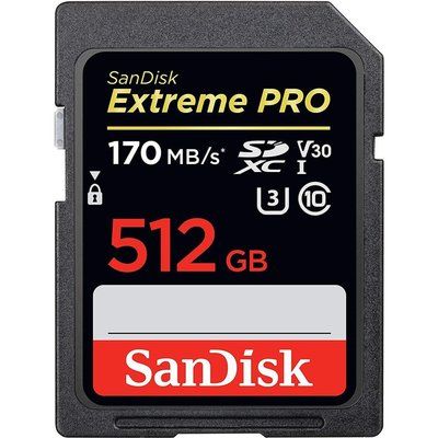 Sandisk Extreme Pro Class 10 SDXC Memory Card - 512 GB