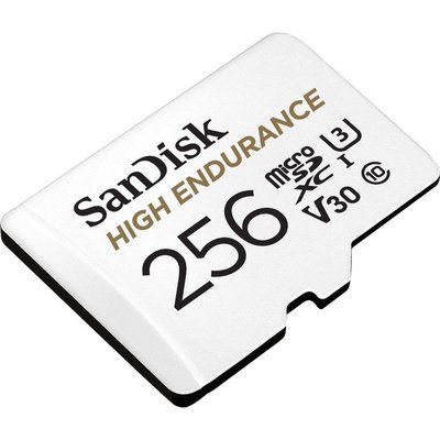 Sandisk High Endurance Class 10 microSDXC Memory Card - 256 GB
