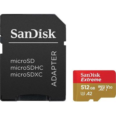 Sandisk Extreme Class 10 microSDHC Memory Card - 512 GB