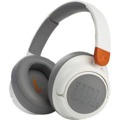 JBL JR 460NC Wireless Bluetooth Noise-Cancelling Kids Headphones - White