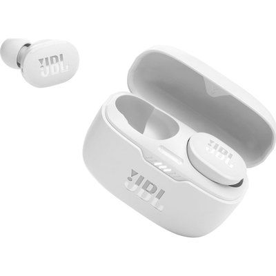 JBL Tune 130NC Wireless Bluetooth Noise-Cancelling Earbuds - White 