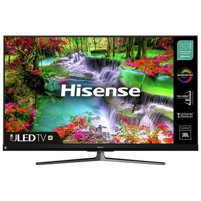 Hisense 65" 65U8QFTUK Smart 4K Ultra HD HDR QLED TV with Amazon Alexa