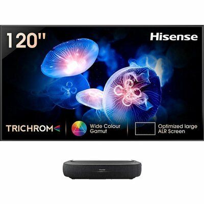 Hisense 120L9HTUKA Smart 4K Ultra HD HDR Laser TV with Amazon Alexa 