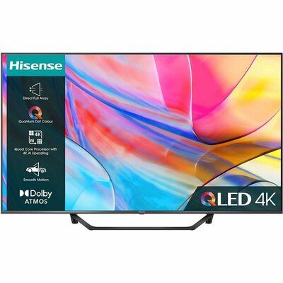 Hisense 50" 50A7KQTUK  Smart 4K Ultra HD HDR QLED TV with Amazon Alexa