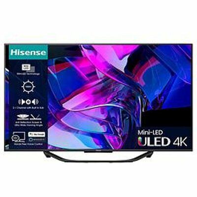 Hisense 55" 55U7KQTUK Smart 4K Ultra HD HDR Mini-LED TV with Amazon Alexa