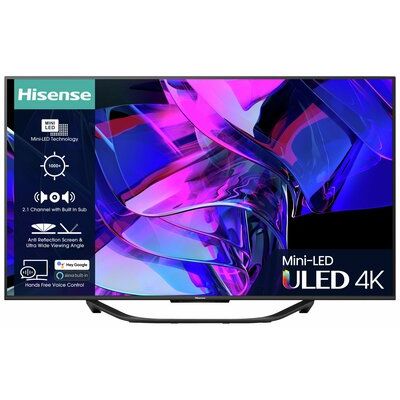 Hisense 65" 65U7KQTUK Smart 4K UHD HDR ULED Freeview TV