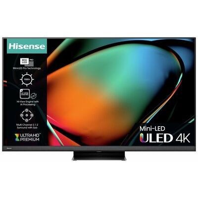 Hisense 55" 55U8KQTUK Smart 4K UHD HDR ULED Freeview TV