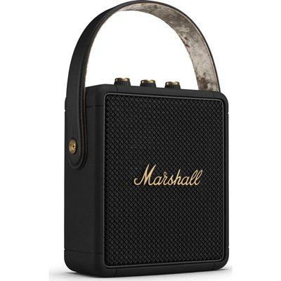 Marshall Stockwell II Portable Bluetooth Speaker - Black & Brass 