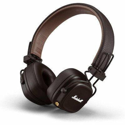 Marshall Major IV Wireless Bluetooth Headphones - Brown 