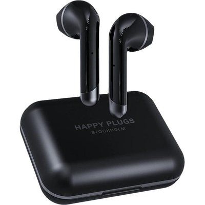 Happy Plugs Air 1 Plus Wireless Bluetooth Earphones - Black 