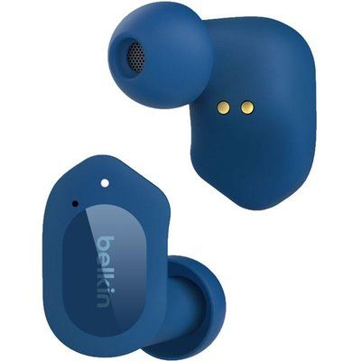 Belkin SoundForm Play Wireless Bluetooth Noise-Cancelling Earbuds - Blue