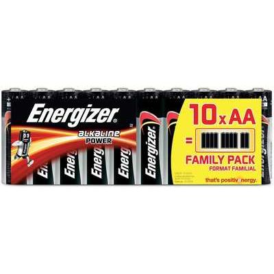 Energizer Power Alkaline AA Batteries - Pack of 10