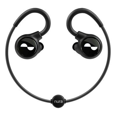 Nuraloop Wireless Bluetooth Noise-Cancelling Sports Earphones - Black 