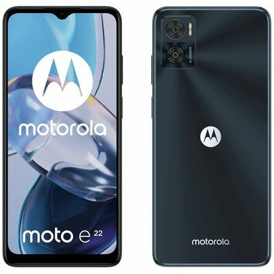 Motorola E22 64GB Mobile Phone - Black