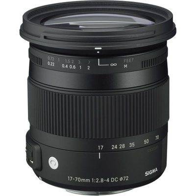 Sigma 17-70 mm f/2.8-4 DC HSM OS Wide-angle Zoom Lens with Macro - for Canon