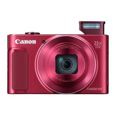 Canon PowerShot SX620 HS Superzoom Compact Camera - Red