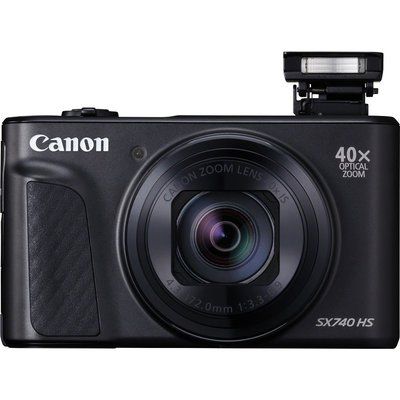 Canon PowerShot SX740 HS Superzoom Compact Camera - Black