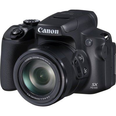 Canon PowerShot SX70 HS Bridge Camera - Black
