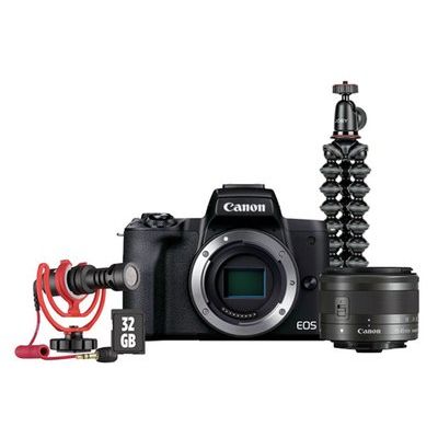 Canon EOS M50 Mark II Mirrorless Camera Vlogger Kit