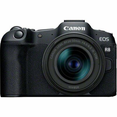 Canon EOS R8 Mirrorless Camera with RF 24-50mm f/4.5-6.3 IS STM Lens 