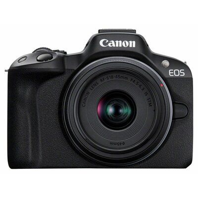 Canon EOS R50 Mirrorless Camera With RFS 18-45mm Lens