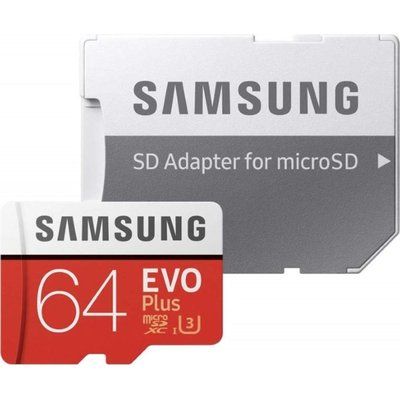 Samsung Evo Plus Class 10 microSD Memory Card - 64 GB