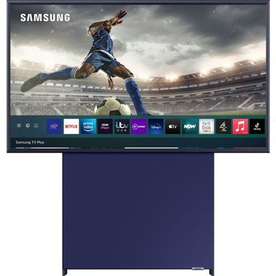 Samsung The Sero QE43LS05TCUXXU 43" Smart 4K Ultra HD HDR QLED TV with Bixby, Alexa & Google Assistant - Navy Blue 