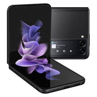 Samsung Galaxy Z Flip3 5G 128GB Flip Phone in Phantom Black