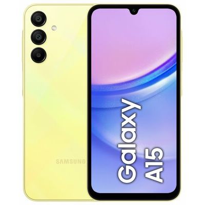 Samsung A15 4G 128GB Mobile Phone - Yellow