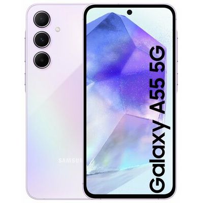 Samsung A55 5G 256GB Mobile Phone - Lilac