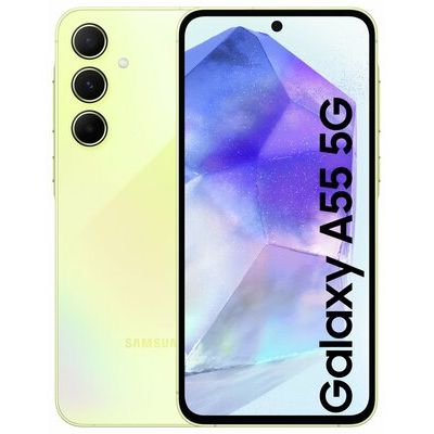 Samsung A55 5G 256GB Mobile Phone - Lemon