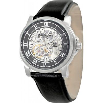 Mens Kenneth Cole Skeleton Automatic Watch KC1514