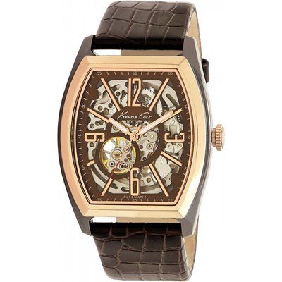 Mens Kenneth Cole Skeleton Automatic Watch KC1791