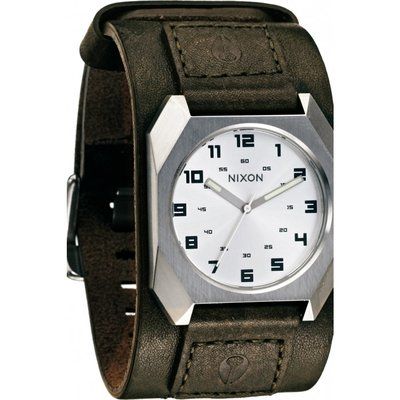 Mens Nixon The Scout Leather Watch A480-130