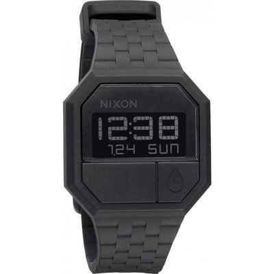 Unisex Nixon The Rubber Re-Run Alarm Chronograph Watch A169-000