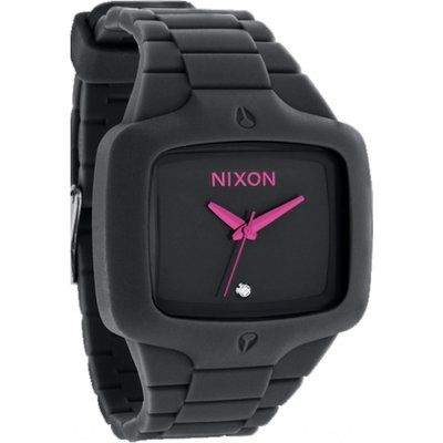 Unisex Nixon The Rubber Player Diamond Watch A139-871