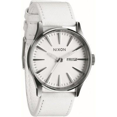 Men's Nixon The Sentry Leather Watch A105-391