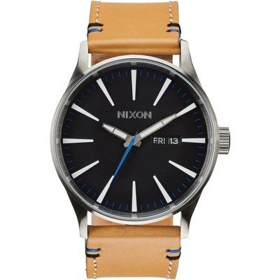 Men's Nixon The Sentry Leather Watch A105-1602