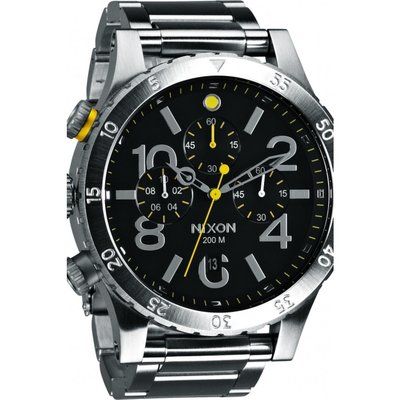 Mens Nixon The 48-20 Chrono Chronograph Watch A486-1000