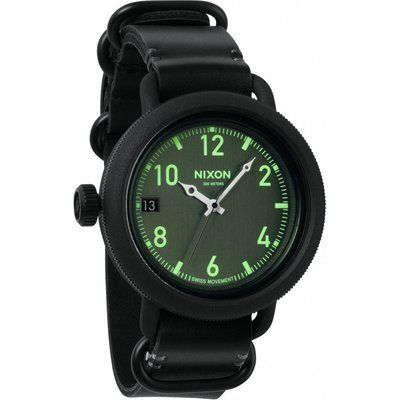 Men's Nixon The October Leather Watch A279-001