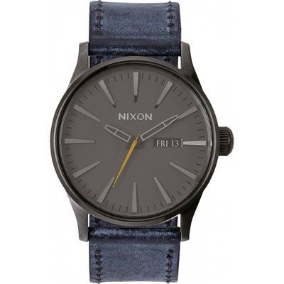 Men's Nixon The Sentry Leather Watch A105-1893