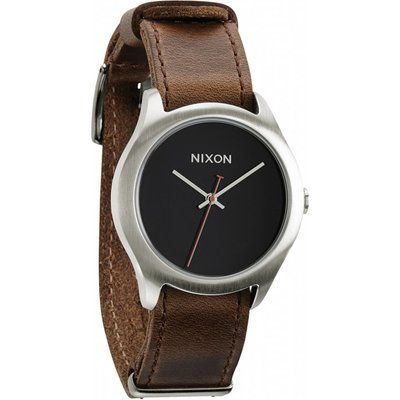 Men's Nixon The Mod Leather Watch A428-400