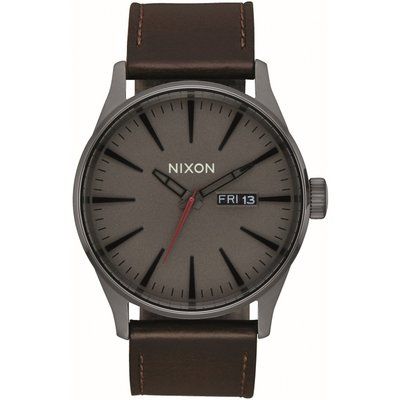 Nixon The Sentry Leather Watch A105-2737