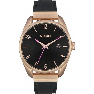 Ladies Nixon The Bullet Leather Luxe Watch A1185-1098