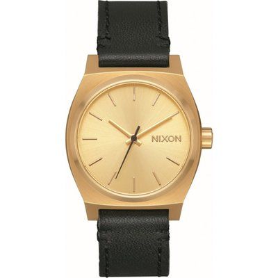 Unisex Nixon The Medium Time Teller Leather Watch A1172-513